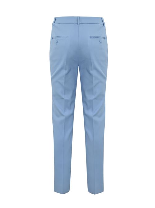 Pantalone a sigaretta Vite in cotone stretch Celeste WEEKEND MAX MARA | 2515131021600009